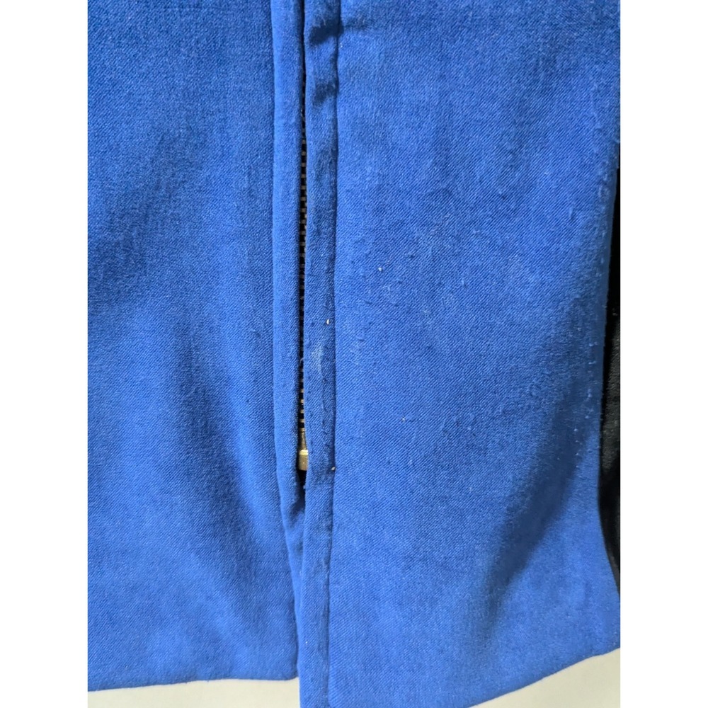 Jessica Howard Petite Blue Zip Front Jacket Blazer Women's Size 4 - Picture 5 of 9